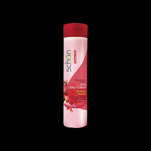 نرم کننده موی حاوی عصاره انار شون مناسب موهای معمولی و خشک ۴۰۰ میلی لیتر - Schon Rich Hair Conditioner For Normal to Dry Hair 400 ml