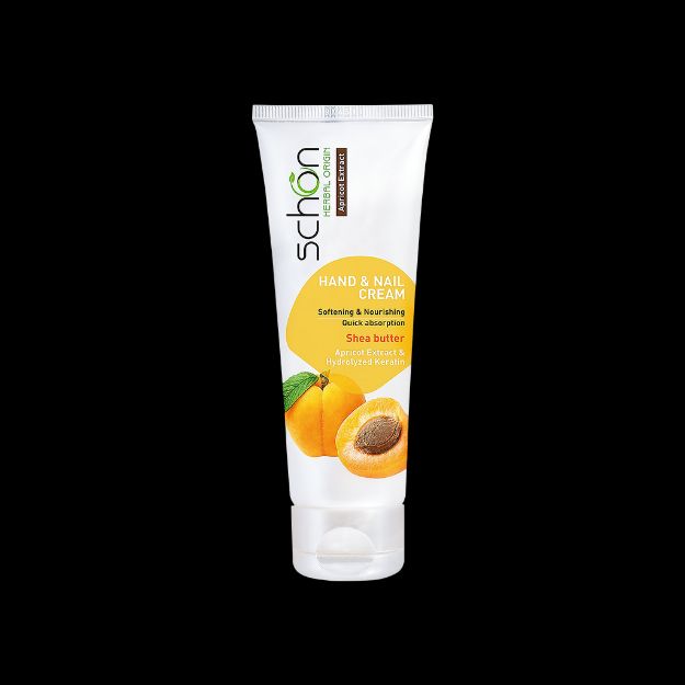 کرم دست و ناخن شون حاوی عصاره زردآلو مناسب انواع پوست ۷۵ میلی لیتر - Schon Hand And Nail Apricot Extract Cream For All Skins 75ml