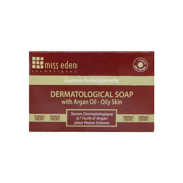 صابون روغن آرگان میس ادن مناسب پوست های چرب ۱۰۰ گرم - Miss Eden Dermatological Soap With Argan Oil 100 g