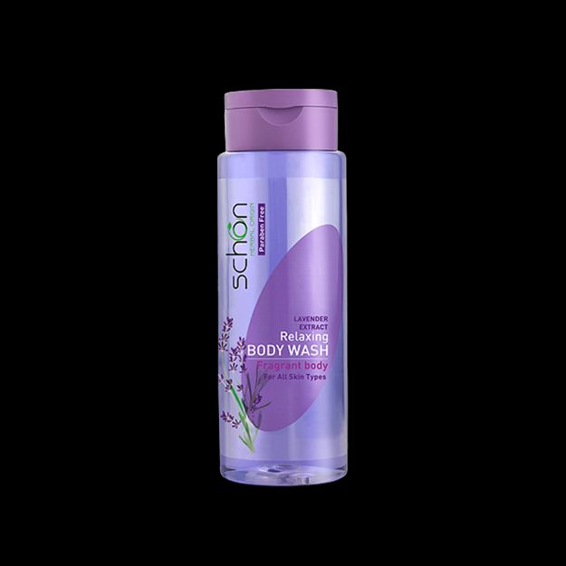 شامپو بدن اسطوخودوس شون مناسب انواع پوست ۴۲۰ میلی لیتر - Schon Lavender Extract Relaxing Body Wash For All Skins 420ml