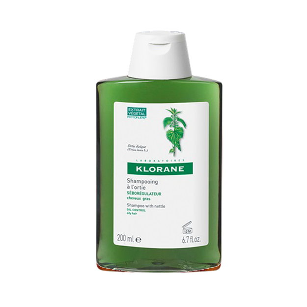 شامپو گزنه کلوران مناسب موهای چرب ۲۰۰ میلی لیتر - Klorane Nettle Shampoo 200 ml