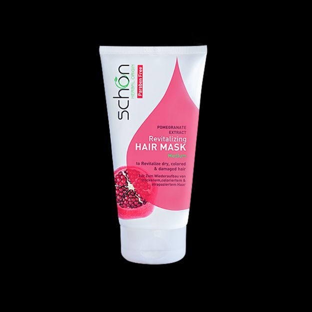 ماسک مو انار شون مناسب موهای خشک، آسیب دیده و رنگ شده ۱۵۰میلی لیتر - Schon Restorative Hair Mask With Pomegranate Extract For Dry, Damaged And Colored Hair 150 ml