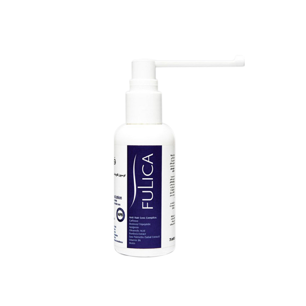 لوسیون تقویت کننده و ضد ریزش مو فولیکا مخصوص آقایان ۷۵ میلی لیتر - Fulica Anti Hair Loss Lotion For Men 75ml