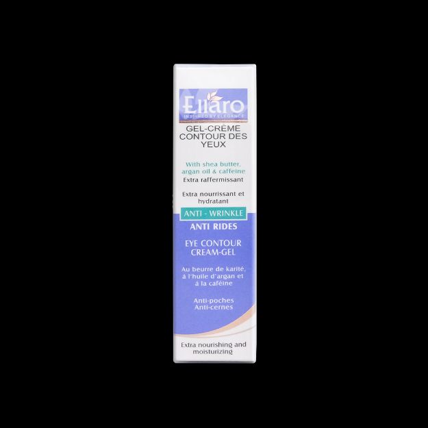 ژل کرم دور چشم ضد چروک و ضد تیرگی الارو ۲۰ میلی‌ لیتر - Ellaro Eye Contour Anti Wrinkle Cream Gel For All Skins 20 ml