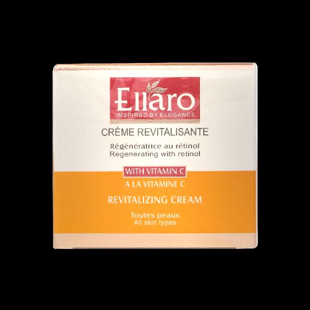 کرم احیا‎ کننده و شاداب ‎کننده حاوی ویتامین C الارو ۵۰ میلی‎ لیتر - Ellaro Revitalizing Cream With Vitamin C For All Skins 50 ml