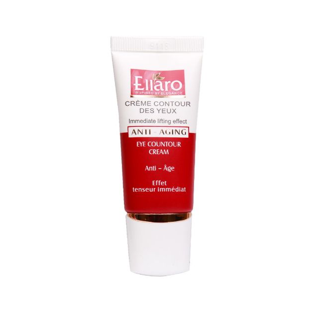 کرم دور چشم ضد چروک با خاصیت لیفتینگ الارو مناسب انواع پوست ۲۰ میلی‌ لیتر - Ellaro Eye Contour Anti Aging And Lifting Cream For All Skins 20 ml