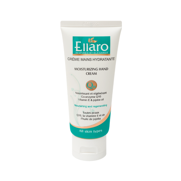 کرم دست حاوی کو آنزیم Q10 الارو مناسب انواع پوست ۷۵ میلی لیتر - Ellaro Hand Cream with Q10 For All Skins 75 ml