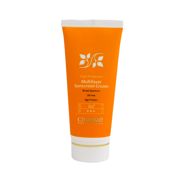 کرم ضد آفتاب فاقد چربی SPF60 سینره  ۶۵ میلی لیتر - Cinere Multilayer Sunscreen Cream SPF60⁺ Oil Free 65 ml