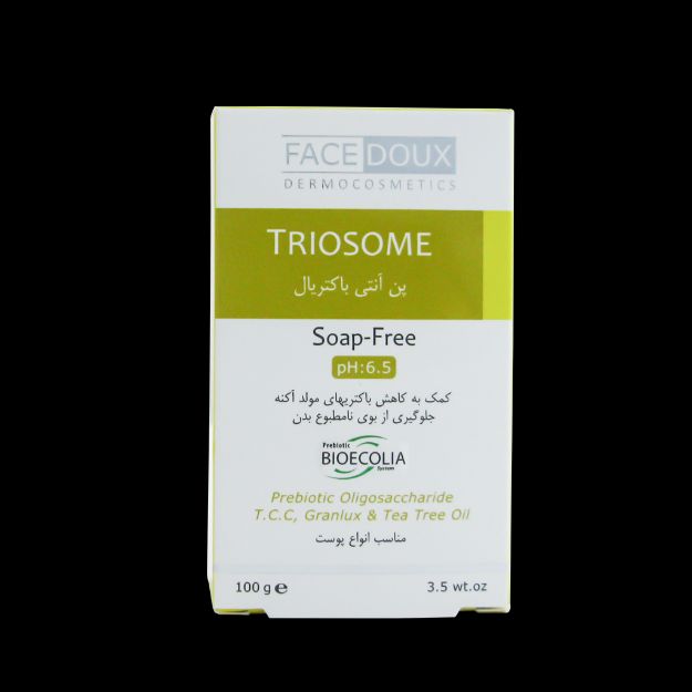 پن آنتی باکتریال تریوزوم فیس دوکس ۱۰۰ گرم - Facedoux Triosome Syndet Bar 100 g