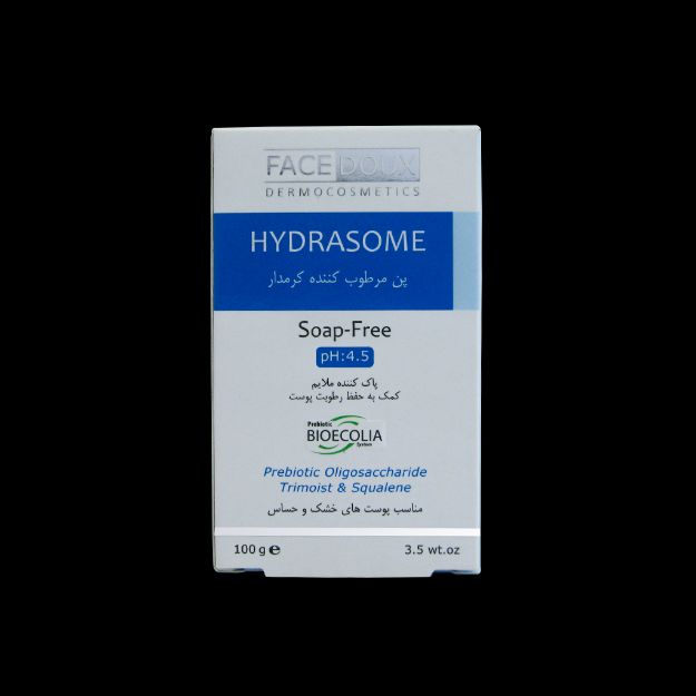 پن مرطوب کننده هیدرازوم فیس دوکس مناسب پوست های خشک و حساس ۱۰۰ گرم - Facedoux Hydrasome Moisturizing Syndet Bar 100 g