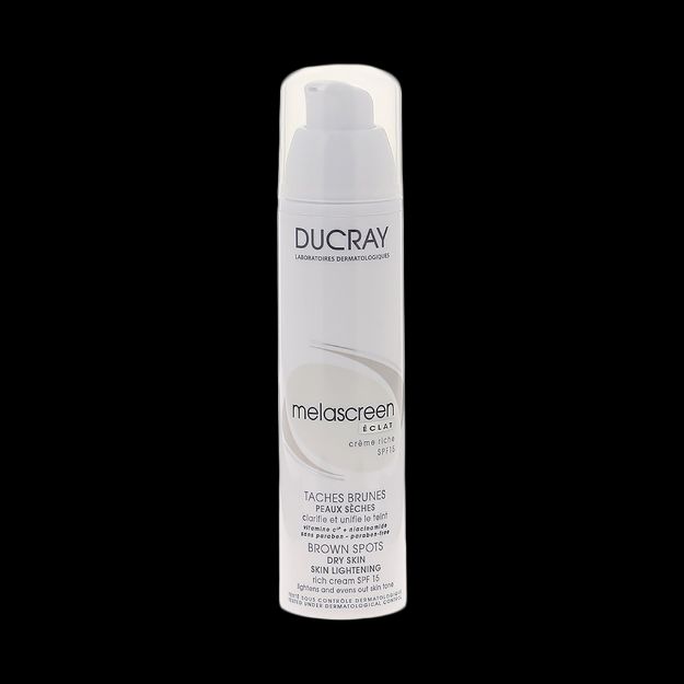 کرم ملاسکرین اکلت ریچ SPF15 دوکری مناسب پوست های معمولی تا خشک ۴۰ میلی لیتر - Ducray Melascreen Eclat Rich SPF15 Cream For Normal And Dry Skins 40 ml