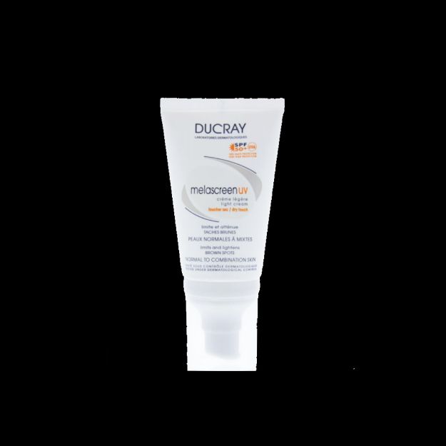 کرم ضد آفتاب ملاسکرین لژر دوکری SPF50 مناسب پوست های مختلط تا چرب ۴۰ میلی لیتر - Ducray Melascreen Photoprotection Legere SPF50⁺ Cream For Combination And Oily Skins 40 ml