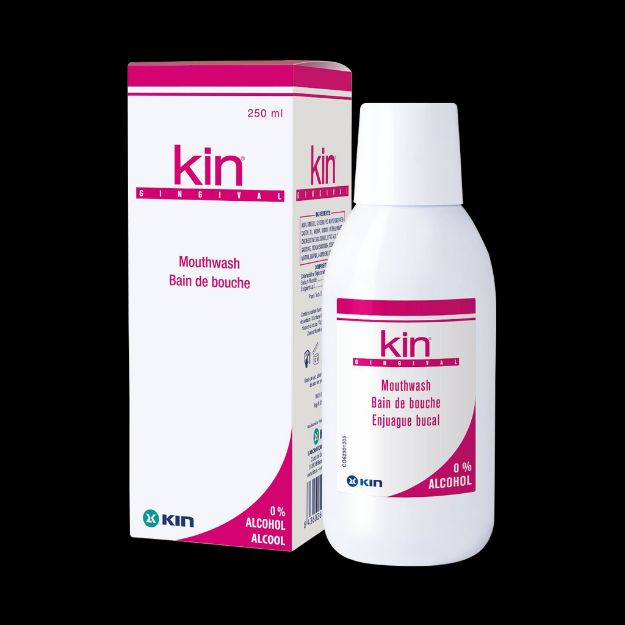 دهانشویه کین ژینژیوال کین ۲۵۰ میلی لیتر - Kin Kin Gingival Mouthwash 250 ml