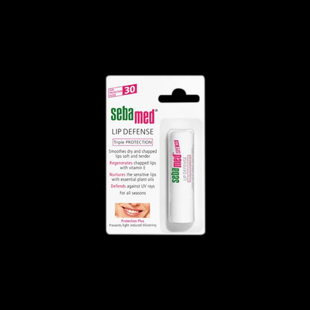 بالم محافظ لب و ضد آفتاب SPF30 سبامد مناسب لب های خشک و ترک دار ۴ گرم - Sebamed Lip Defense Stick SPF30 4g