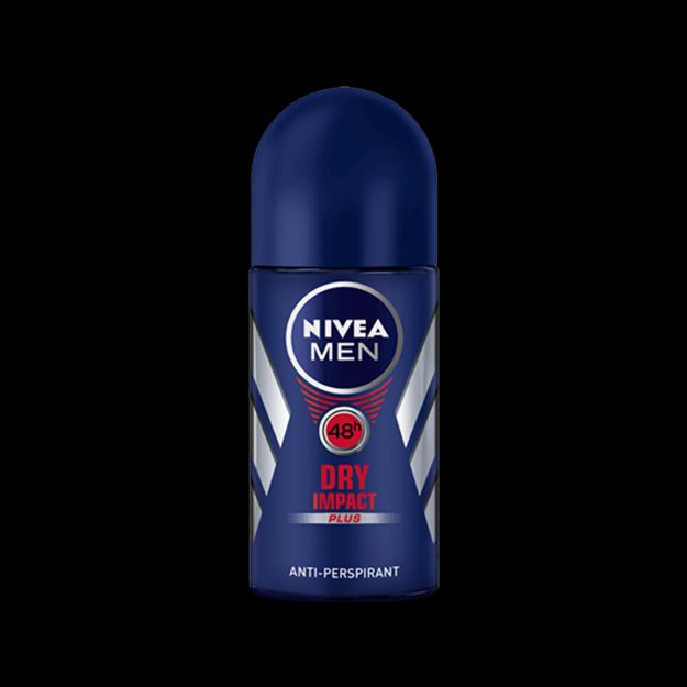 رول ضد تعریق نیوآ مدل درای ایمپکت مخصوص آقایان ۵۰ میلی لیتر - Nivea Dry Impact Roll-On Deodorant For Men 50 ml