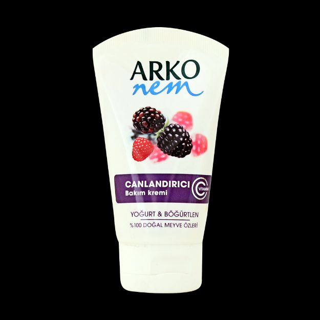 کرم مرطوب کننده ماست و تمشک آرکو نم ۷۵ میلی لیتر - Arko Nem Yogurt And Black Berry Moisturizing Cream 75 ml