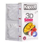 کاندوم سه بعدی کاپوت مدل 3D Sense تعداد 12 عدد - Kapoot 3D Sense Condoms 12 pcs