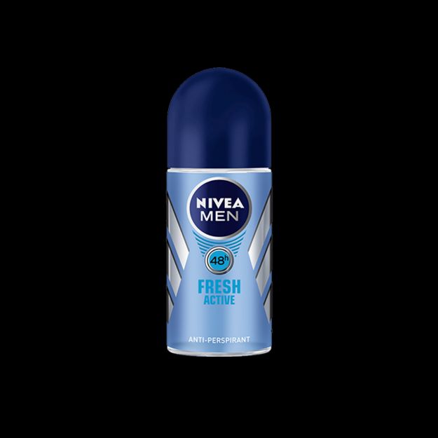 رول ضد تعریق نیوآ مدل فرش اکتیو مخصوص آقایان ۵۰ میلی لیتر - Nivea Fresh Active Roll-On Deodorant For Men 50 ml