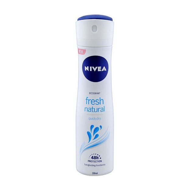 اسپری ضد تعریق نیوآ مدل فرش نچرال مخصوص بانوان ۱۵۰ میلی لیتر - Nivea Fresh Natural Spray For Women 150 ml