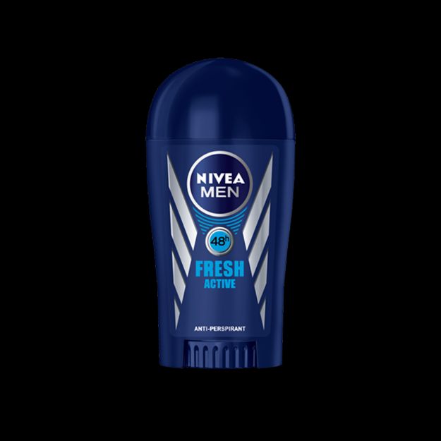 استیک ضد تعریق نیوآمدل فرش اکتیو مخصوص آقایان ۴۰ میلی لیتر - Nivea Fresh Active Stick Deodorant For Men 40 ml