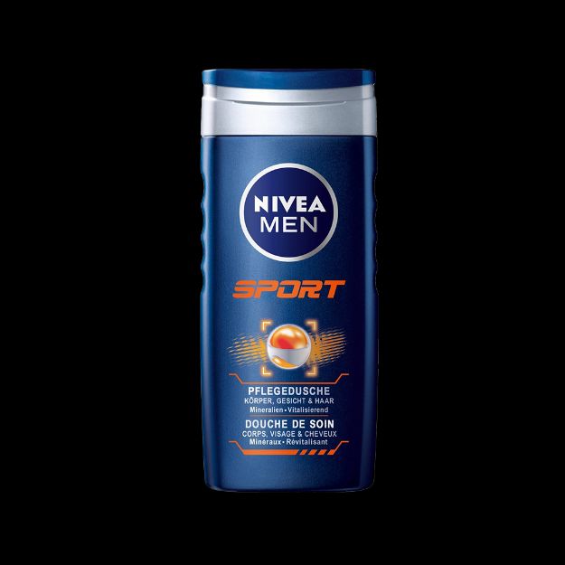 شامپو سر و بدن نیوآ مدل اسپرت مخصوص آقایان ۲۵۰ میلی لیتر - Nivea Cleansing Sport Shampoo For Men 250 ml