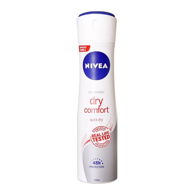 اسپری ضد تعریق نیوآ مدل درای کامفورت مخصوص بانوان ۱۵۰ میلی لیتر - Nivea Dry Comfort Spray For Women 150 ml