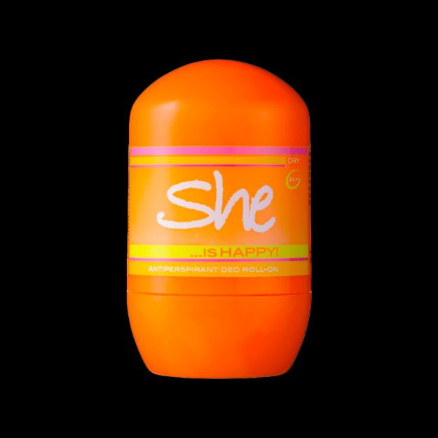 رول ضد تعریق شی مدل ایز هپی مخصوص بانوان ۴۰ میلی لیتر - She Is Happy Deo Roll-On 40 ml