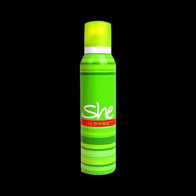 اسپری زنانه شی مدل ایز سوییت ۱۵۰ میلی لیتر - She Is Sweet Spray 150ml