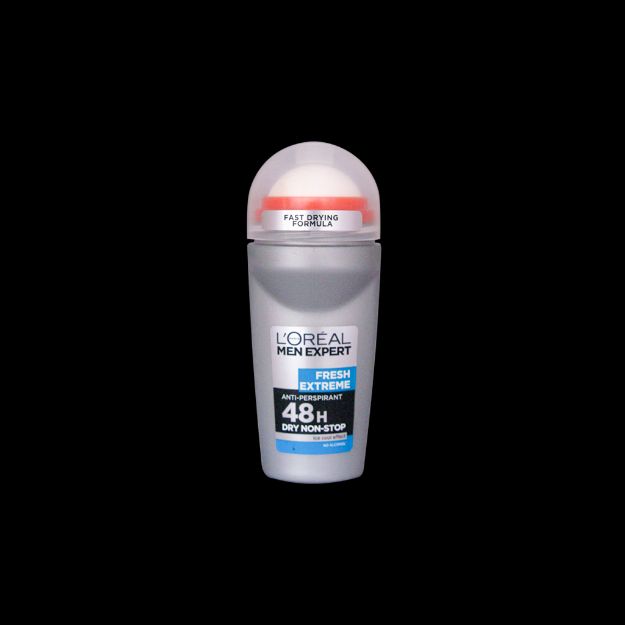 رول ضد تعریق مردانه لورآل مدل فرش اکستریم ۴۸ ساعته ۵۰ میلی لیتر - Loreal Men Expert Fresh Extreme Roll-On Deodorant 48h 50 ml