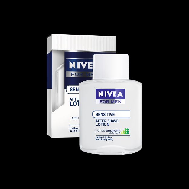 لوسیون پس از اصلاح نیوآ مدل سنستیو مناسب آقایان ۱۰۰ میلی لیتر - Nivea Sensitive After Shave Lotion For Men 100 ml