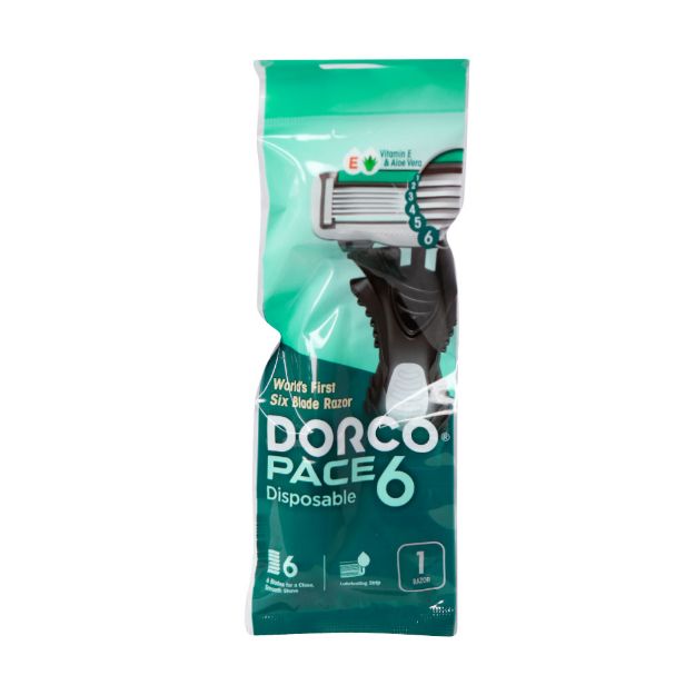 تیغ اصلاح مردانه PACE6 SXA100 دورکو ۱ عددی - Dorco Disposable Razors PACE6 SXA100 For Men