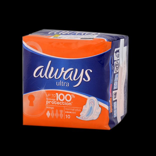 نوار بهداشتی اولترا نرمال پلاس آلویز ۱۰ عددی - Always Ultra Normal Plus Sanitary Napkins 10 Pcs