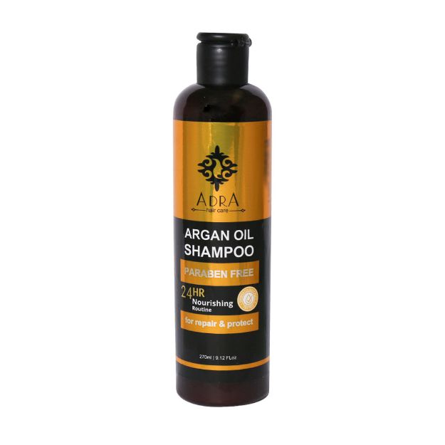 شامپو مراقبت کننده و ترمیم کننده آدرا حاوی روغن آرگان 270 میلی لیتر - Adra Argan Oil Shampoo for repair & Protect 270 ml