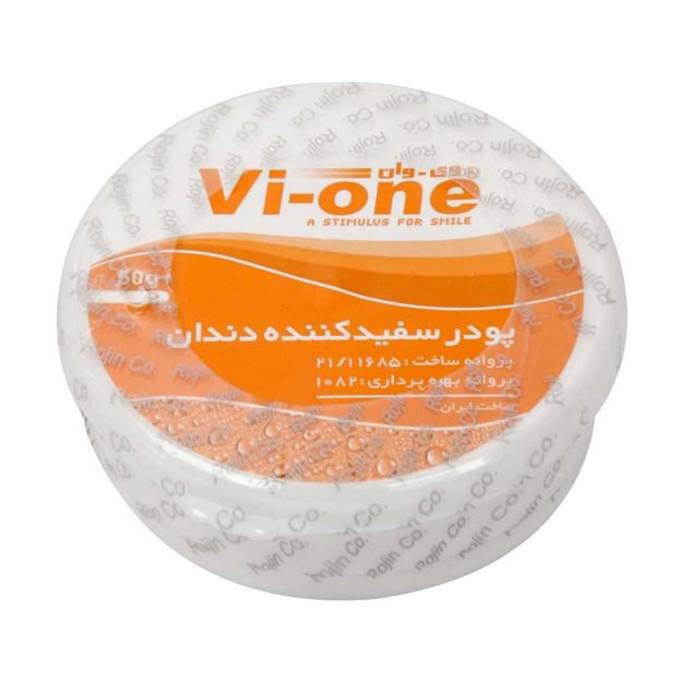 پودر سفید کننده دندان پرتقال وی وان ۵۰ گرم - Vi-One Whitening Toothpowder Orange 50 g