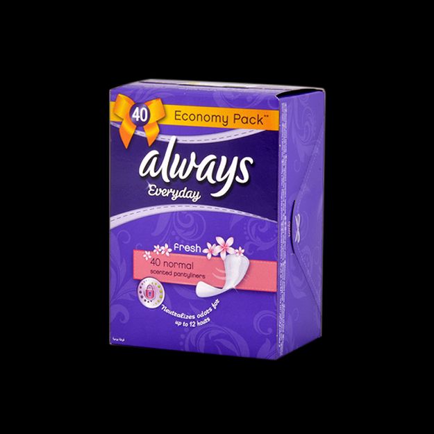 پد روزانه معطر نرمال آلویز ۴۰ عددی - Always Normal Panty Liners Fresh 40 Pcs