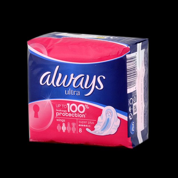 نوار بهداشتی اولترا سوپر پلاس آلویز ۸ عددی - Always Ultra Super Plus Sanitary Napkins 8 Pcs