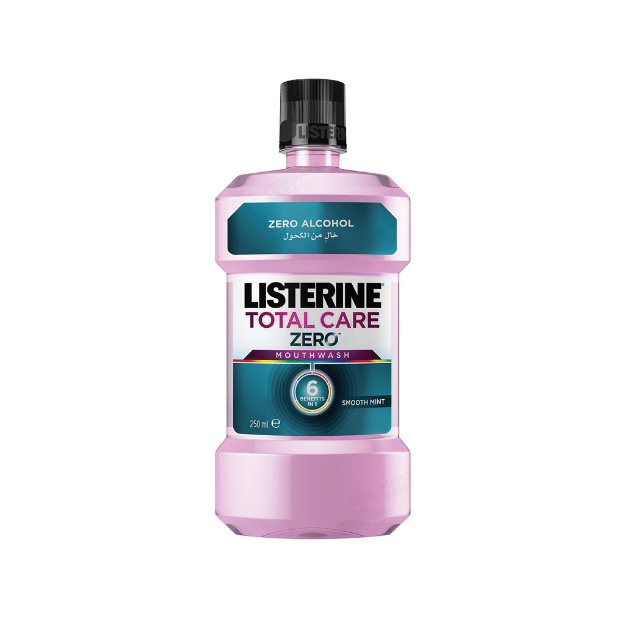 دهانشویه لیسترین مدل زیرو توتال کر ۲۵۰ میلی لیتر - Listerine Total Care Zero Mouthwash 250 ml