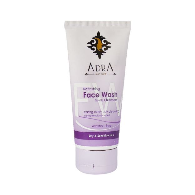 ژل شستشوی صورت آدرا مناسب پوست های خشک و حساس ۱۵۰ میلی لیتر - Adra Refreshing Face Wash For Dry & Sensitive Skin 150 ml