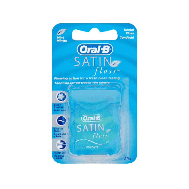 نخ دندان ساتین فلاس اورال بی ۲۵ متر - Oral-B Satin Floss 25 m