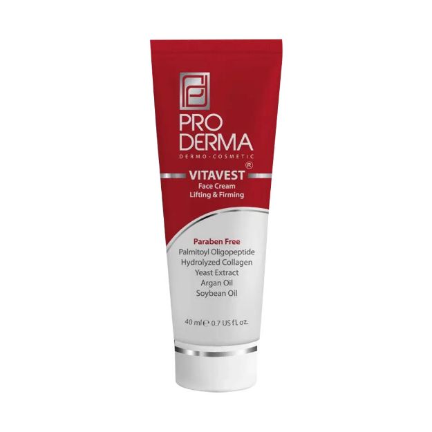 کرم ضد چروک و سفت کننده صورت پرودرما 40 میلی لیتر - Pro Derma Vitavest Lifting And Firming Face Cream 40 ml