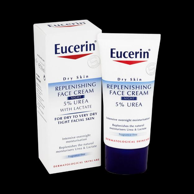 کرم مرطوب کننده صورت 5 درصد اوره اوسرین مناسب پوست های خشک تا خیلی خشک ۵۰ میلی لیتر - Eucerin Replenishing Face Cream 5% Urea For Dry To Very Dry Skin 50 ml