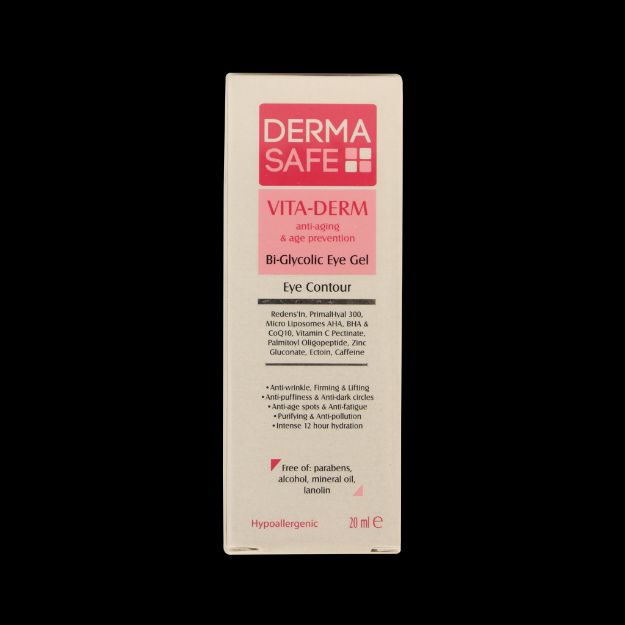 ژل دور چشم درماسیف ۲۰ میلی لیتر - Derma Safe Vita derm Eye Contour 20 ml