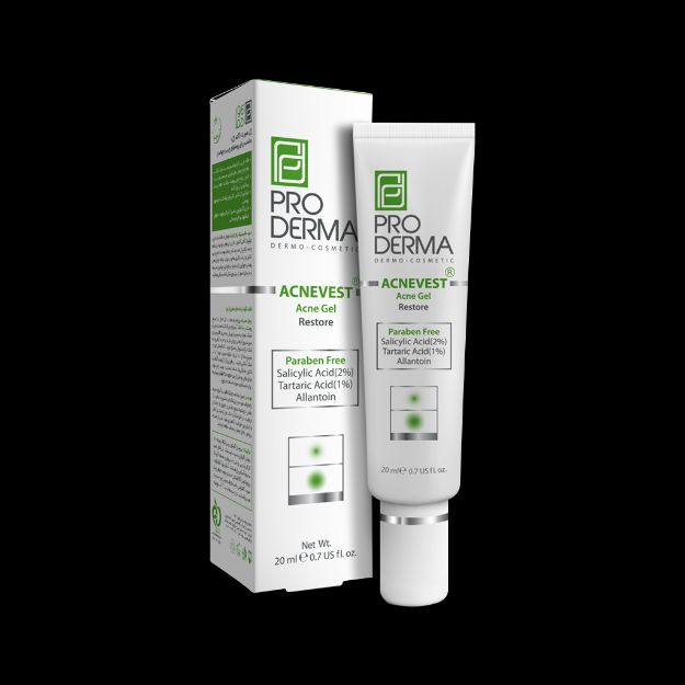 ژل ضد جوش موضعی پرودرما مناسب پوست های چرب و جوش دار ۲۰ میلی لیتر - Pro Derma Acnevest Acne Gel 20 ml