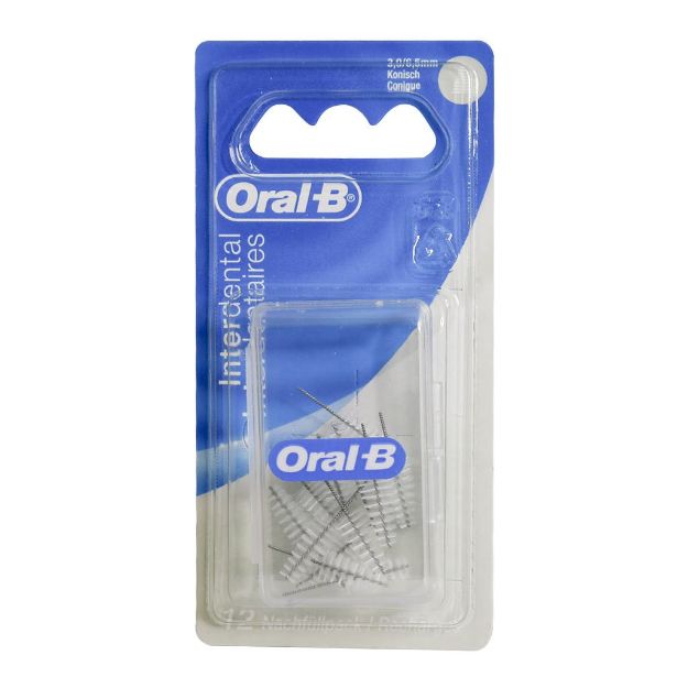 برس یدک مسواک بین دندانی مخروطی اورال بی 12 عددی - Oral-B Clinic Line Conical Interdental Toothbrush 12 Pcs