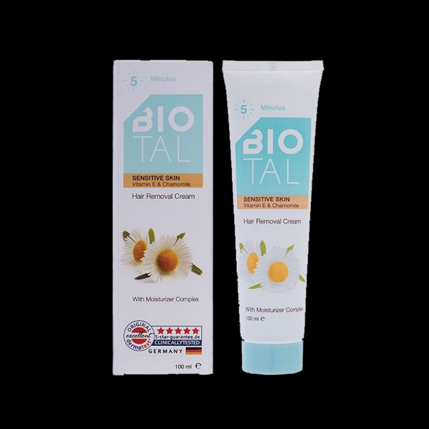 کرم موبر پوست های حساس بیوتال ۱۰۰ میلی لیتر - Biotal Hair Removal Cream For Sensitive Skins 100 ml