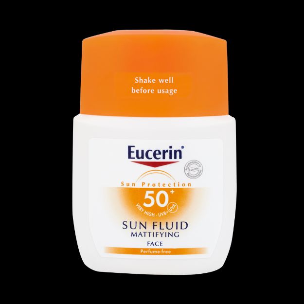 فلوئید ضد آفتاب اوسرین SPF50 مدل Mattifying مناسب پوست های معمولی تا مختلط ۵۰ میلی لیتر - Eucerin Sun Fluid Mattifying SPF 50+ For Normal To Combination Skin 50 ml