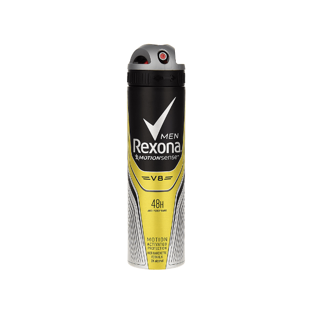 اسپری ضد تعریق مردانه رکسونا مدل V8 حجم ۱۵۰ میلی لیتر - Rexona V8 Spray For Men 150 ml