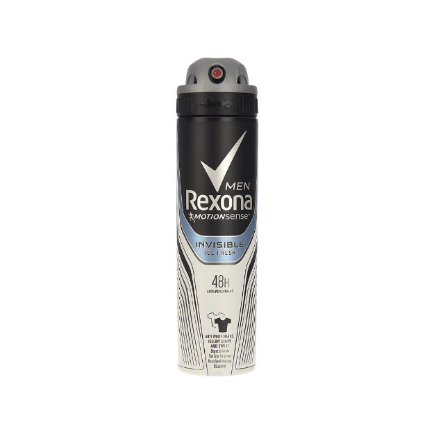 اسپری ضد تعریق مردانه رکسونا مدل اینویزیبل آیس فرش ۱۵۰ میلی لیتر - Rexona Invisible Ice Fresh Spray For Men 150 ml