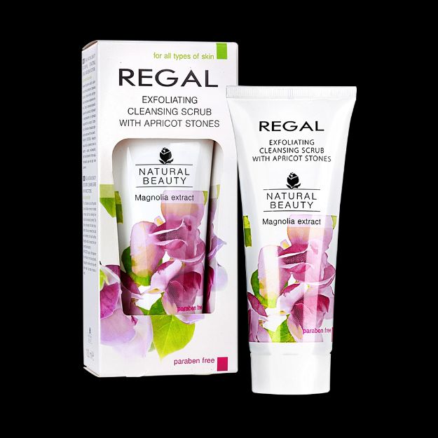 اسکراب لایه بردار مگنولیا رگال ۱۰۰ میلی لیتر - Regal Exfoliating Cleansing Scrub With Apricot Stones 75 ml