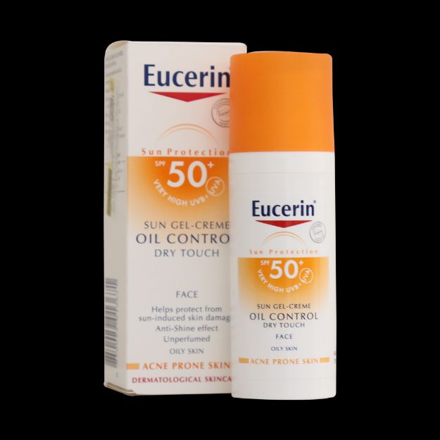 ژل کرم ضد آفتاب پوست چرب اوسرین SPF50 حجم ۵۰ میلی لیتر - Eucerin Sun Gel Creme SPF50+ For Oily Skins 50 ml